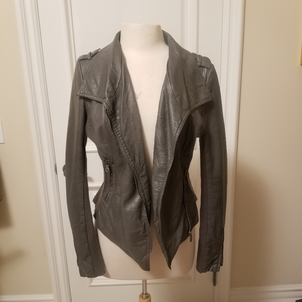 Faux Leather Jacket